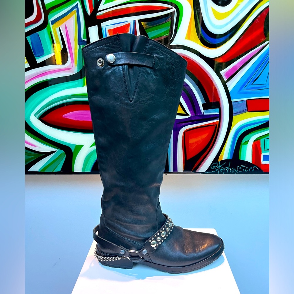 Signed Limit Edition Golden Goose Motorcycle Boots